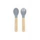 Set pentru diversificare din silicon, Momi Ami - Grey Set pentru diversificare din silicon, Momi Ami - Grey