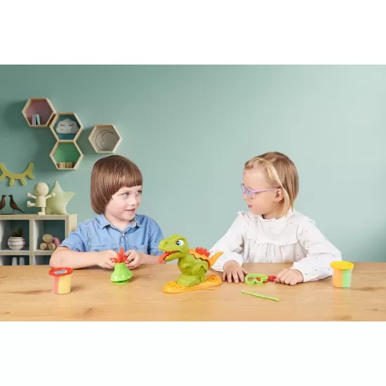 Set plastilina, accesorii si jucarie pentru modelaj Lovin Dino Max Set plastilina, accesorii si jucarie pentru modelaj Lovin Dino Max