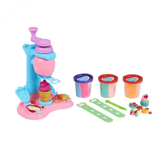 Set plastilina, accesorii si jucarie pentru modelaj Lovin Ice Cream Cafe Set plastilina, accesorii si jucarie pentru modelaj Lovin Ice Cream Cafe