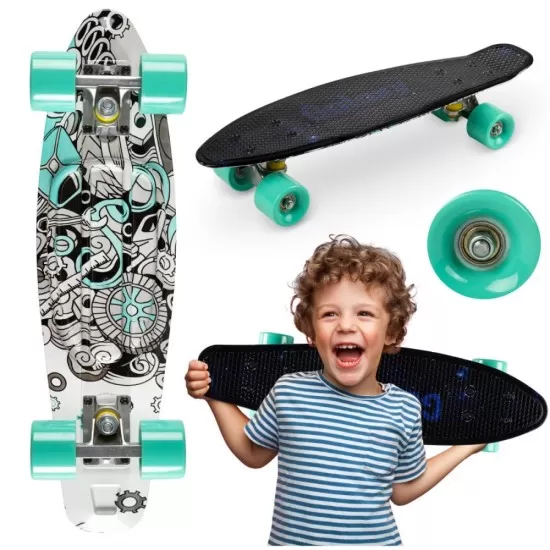 Skateboard copii Qkids Galaxy Industrial Skateboard copii Qkids Galaxy Industrial