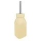 Sticla cu pai din silicon Minikoioi Mellow Yellow Sticla cu pai din silicon Minikoioi Mellow Yellow
