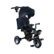 Tricicleta multifunctionala 3 in 1 cu scaun reversibil Momi Ivi Navy Blue