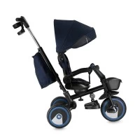 Tricicleta multifunctionala 3 in 1 cu scaun reversibil Momi Ivi Navy Blue