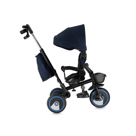 Tricicleta multifunctionala 3 in 1 cu scaun reversibil Momi Ivi Navy Blue