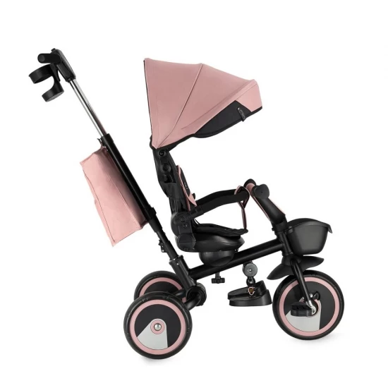 Tricicleta multifunctionala 3 in 1 cu scaun reversibil Momi Ivi Pink