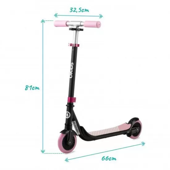 Trotineta copii QKids Bro Pink Trotineta copii QKids Bro Pink