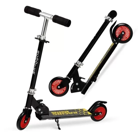Trotineta copii Qkids Flo Black Trotineta copii Qkids Flo Black