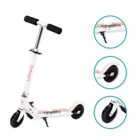 Trotineta copii Qkids Flo Pink Trotineta copii Qkids Flo Pink