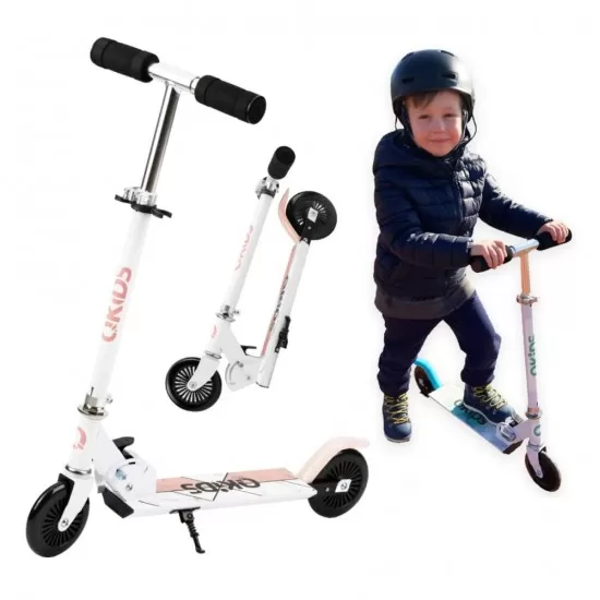 Trotineta copii Qkids Flo Pink Trotineta copii Qkids Flo Pink