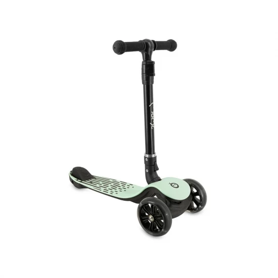 Trotineta pliabila cu roti LED pentru copii, 3 Ani+, MoMi San, Verde
