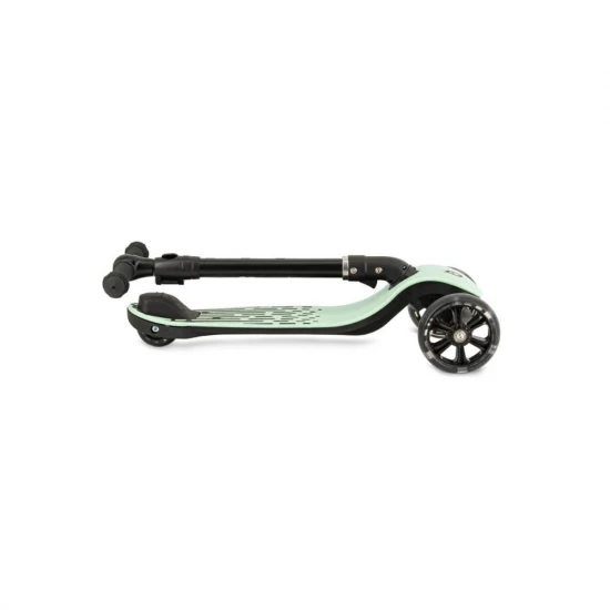 Trotineta pliabila cu roti LED pentru copii, 3 Ani+, MoMi San, Verde