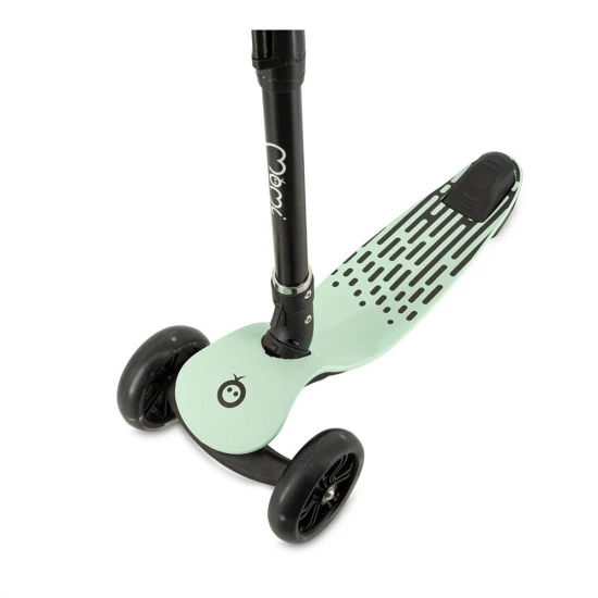 Trotineta pliabila cu roti LED pentru copii, 3 Ani+, MoMi San, Verde