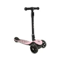 Trotineta pliabila cu roti LED pentru copii, 3 Ani+, MoMi San, Roz