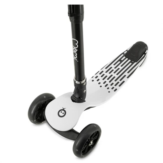 Trotineta pliabila cu roti LED pentru copii, 3 Ani+, MoMi San, Gri