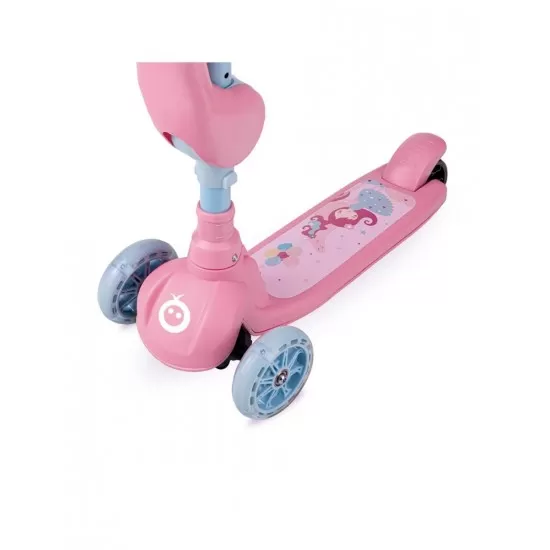 Trotineta transformabila 2 in 1 MoMi Kiuru Pink