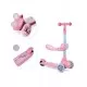 Trotineta transformabila 2 in 1 MoMi Kiuru Pink