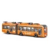 Autobuz cu sunete, lumini si functie usi deschise 42 cm portocaliu Autobuz cu sunete, lumini si functie usi deschise 42 cm portocaliu