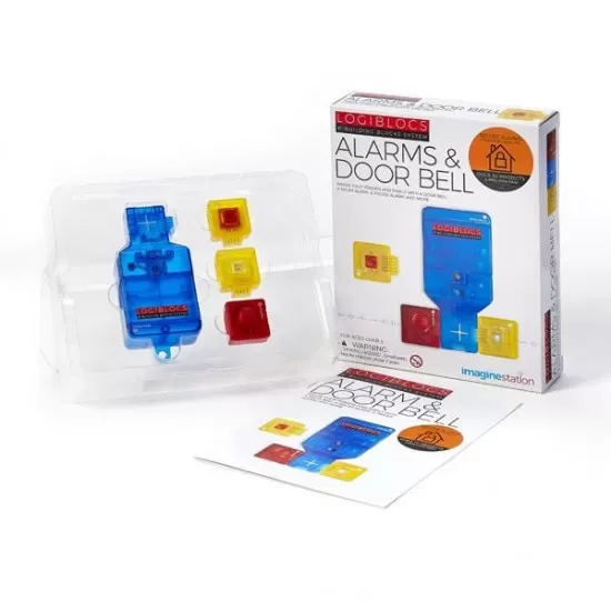 Joc electronic Logiblocs - Set Alarma si Sonerie Joc electronic Logiblocs - Set Alarma si Sonerie