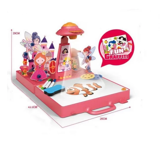 Joc multifunctional asamblare, mozaic, proiectie 24 imagini si desen - Castelul Zanelor Joc multifunctional asamblare, mozaic, proiectie 24 imagini si desen - Castelul Zanelor