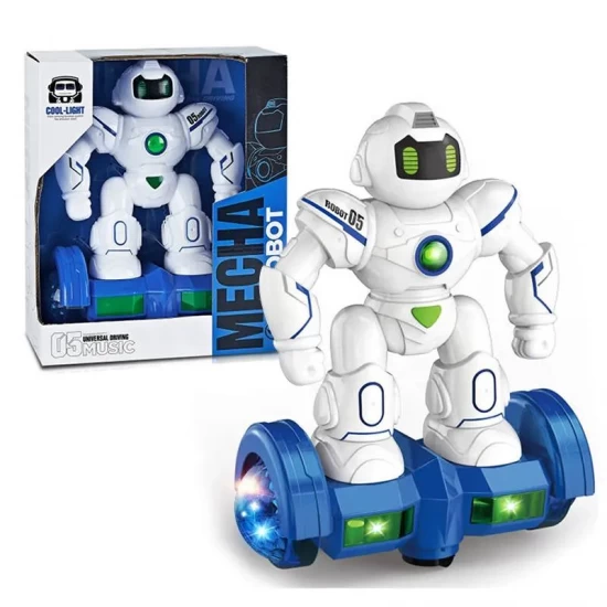 Jucarie interactiva robot cu muzica, lumini si control directie Mecha Robot 05 Jucarie interactiva robot cu muzica, lumini si control directie Mecha Robot 05