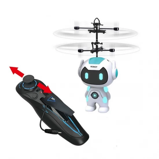 Jucarie interactiva robotel zburator cu telecomanda Jucarie interactiva robotel zburator cu telecomanda