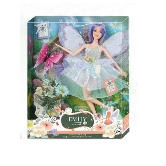 Papusa Emily zana cu rochita stralucitoare 30 cm Papusa Emily zana cu rochita stralucitoare 30 cm