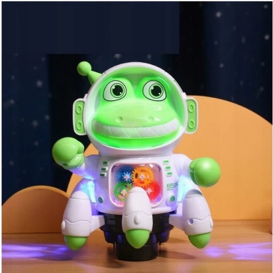 Robotel electric Crocodil cu sunete si lumini Robotel electric Crocodil cu sunete si lumini
