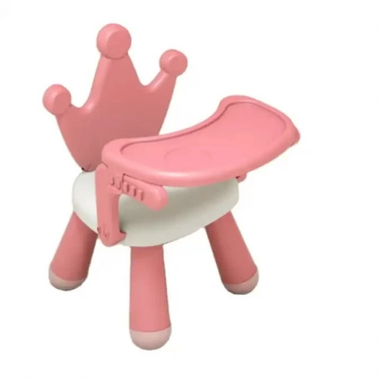 Scaunel multifunctional pentru copii cu tavita detasabila Princess roz Scaunel multifunctional pentru copii cu tavita detasabila Princess roz