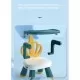 Scaunel multifunctional pentru copii cu tavita detasabila King verde/galben Scaunel multifunctional pentru copii cu tavita detasabila King verde/galben