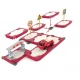 Set asamblare circuit tip puzzle cu masinuta electrica 42 piese Set asamblare circuit tip puzzle cu masinuta electrica 42 piese