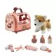 Set catelus cu cusca si accesorii ingrijire Set catelus cu cusca si accesorii ingrijire