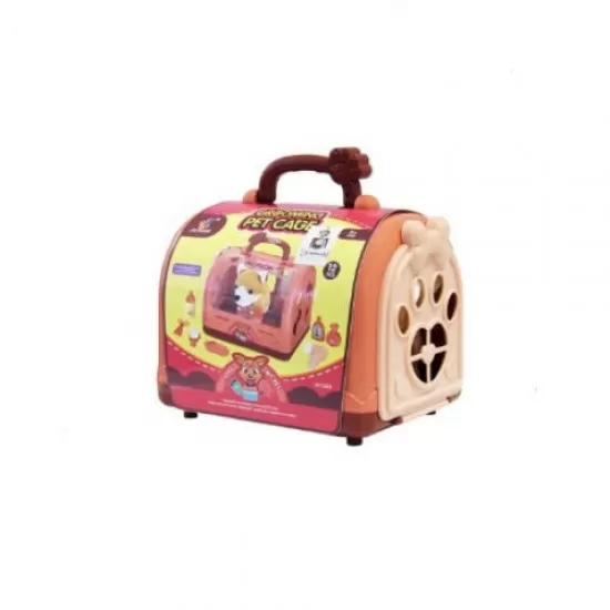 Set catelus cu cusca si accesorii ingrijire Set catelus cu cusca si accesorii ingrijire