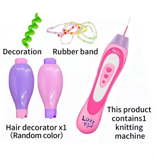 Set coafura 3 in 1 pentru fetite Fashion Do It Yourself Set coafura 3 in 1 pentru fetite Fashion Do It Yourself