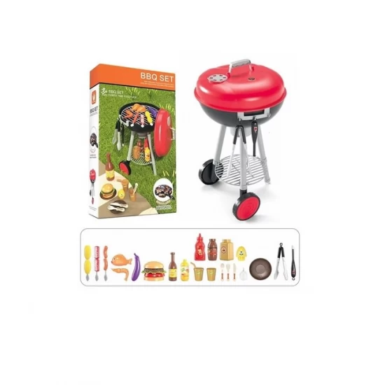Set de joaca gratar cu sunete, lumini si accesorii Set de joaca gratar cu sunete, lumini si accesorii