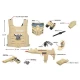 Set de joaca recuzita militar cu vesta si binoclu Set de joaca recuzita militar cu vesta si binoclu