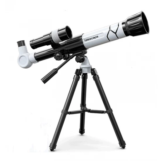 Telescop cu trepied pentru copii, alb Telescop cu trepied pentru copii, alb
