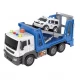 Vehicul de tractare 26 cm cu sunete, lumini si masinuta politie Vehicul de tractare 26 cm cu sunete, lumini si masinuta politie
