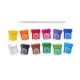 Acuarele lavabile Lil Paint, 12 culori si pensula inclusa Acuarele lavabile Lil Paint, 12 culori si pensula inclusa