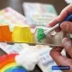 Acuarele lavabile Lil Paint, 12 culori si pensula inclusa Acuarele lavabile Lil Paint, 12 culori si pensula inclusa