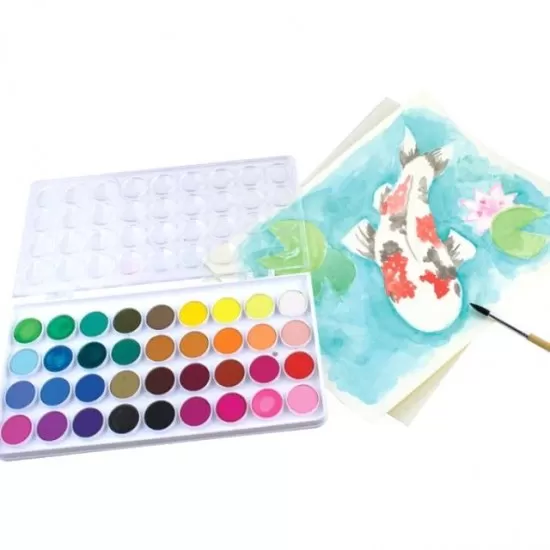 Acuarele lavabile Lil  Paint 36 culori