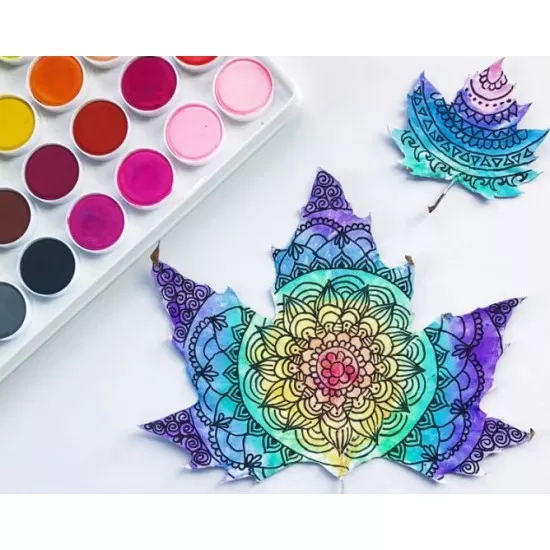 Acuarele lavabile Lil  Paint 36 culori