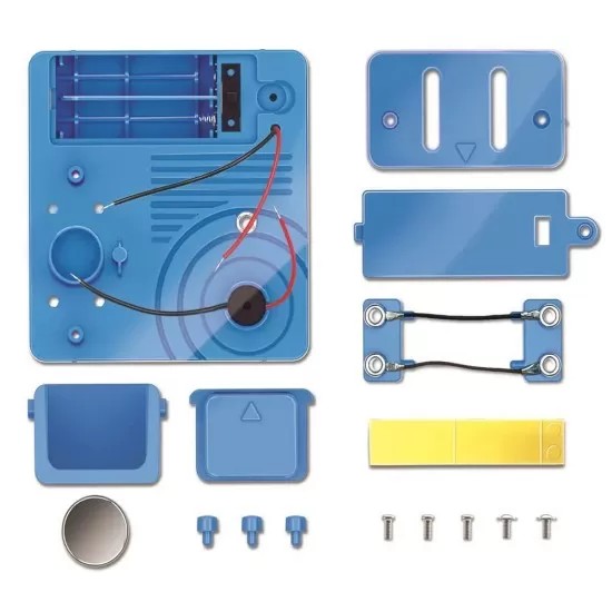Set asamblare - Alarma magnetica pentru intrusi KidzLabs Set asamblare - Alarma magnetica pentru intrusi KidzLabs