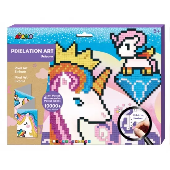 Arta mozaic pe numere - Unicorn Arta mozaic pe numere - Unicorn