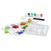 Atelier creativ Modeleaza si picteaza - Dinozaur care straluceste in intuneric