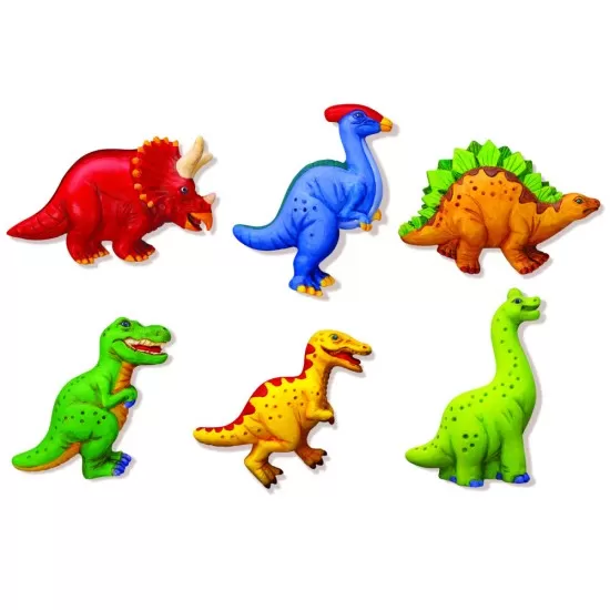 Atelier creativ Modeleaza si picteaza - Dinozaur care straluceste in intuneric Atelier creativ Modeleaza si picteaza - Dinozaur care straluceste in intuneric