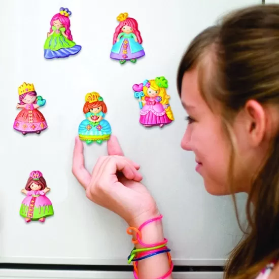 Atelier creativ Modeleaza si picteaza - Printesa cu sclipici Atelier creativ Modeleaza si picteaza - Printesa cu sclipici