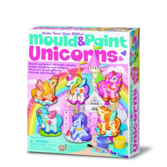 Atelier creativ Modeleaza si picteaza - Unicorni cu sclipici Atelier creativ Modeleaza si picteaza - Unicorni cu sclipici