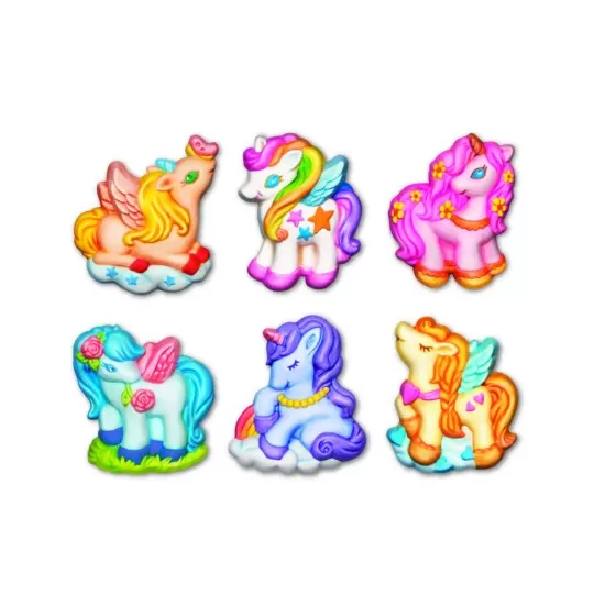 Atelier creativ Modeleaza si picteaza - Unicorni cu sclipici Atelier creativ Modeleaza si picteaza - Unicorni cu sclipici