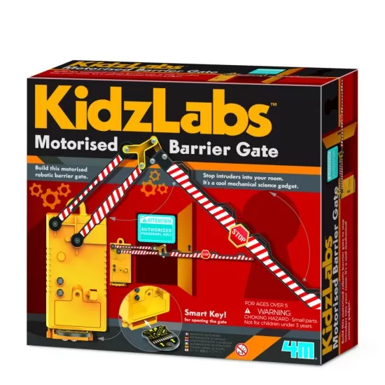 Set educativ constructie STEM - Bariera motorizata KidzLabs Set educativ constructie STEM - Bariera motorizata KidzLabs