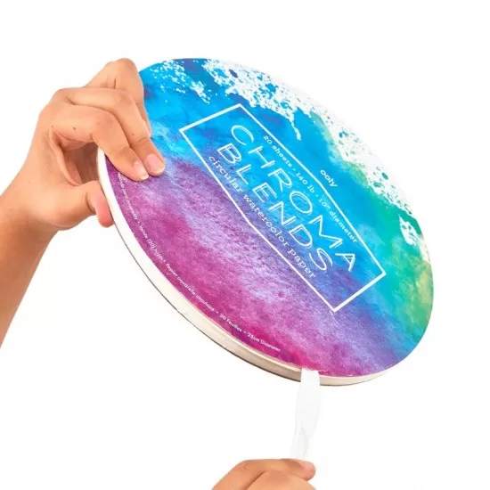 Bloc desen circular Watercolor Chroma Blends Bloc desen circular Watercolor Chroma Blends